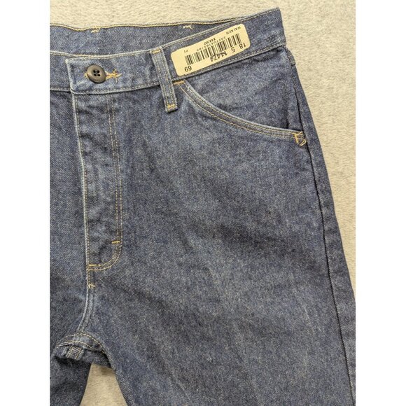 Bulwark FR Jeans Mens 33x37 Blue Flame Resistant Work Denim Safety Pants - Picture 3 of 14